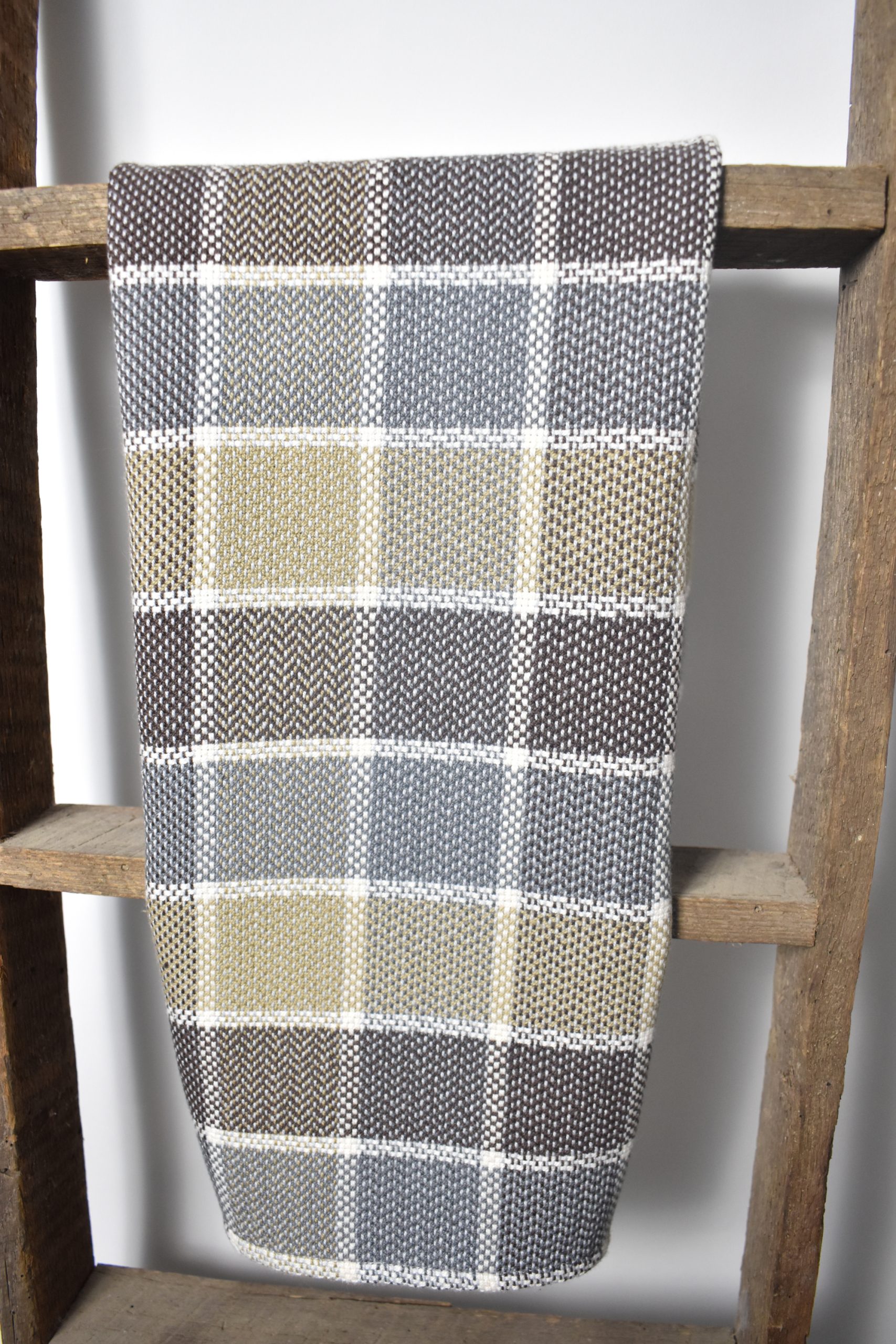 Organic Cotton Dish Towels, Neutral Striped Tea Towels, Handwoven Small  Table Runner, Housewarming Gift - Carrie Varner Textiles